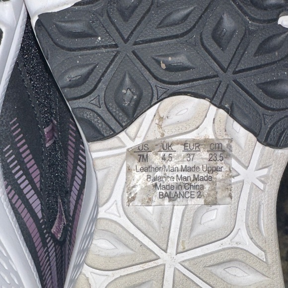 Ryka Women's Black and Lavender Athletic Shoes - Picture 7 of 7